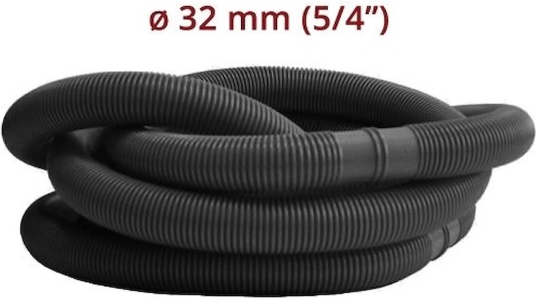 Baseino žarna metražu 32 mm (5/4") juoda – 1 m