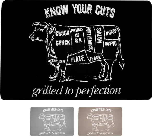 UH Plastic Placemat with Cow Motif 43.5 × 28.5 cm