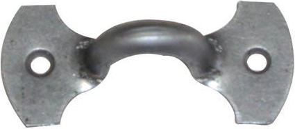Metal hasp staple eye