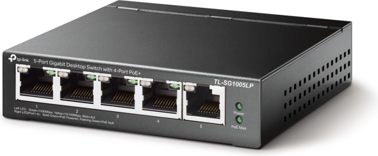 TP-Link SG1005LP 5-port Gigabit PoE+ Switch