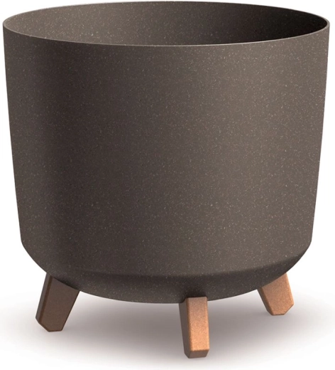 Gracia Tubus Eco Wood Planter 29.8 cm – Coffee