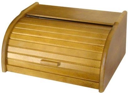Medinė duoninė 39 × 28 × 18 cm, ąžuolo atspalvio