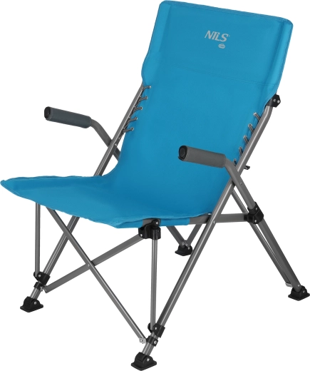 NILS Camp Folding Camping Chair Blue