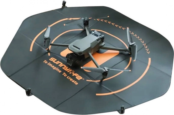 Dvipusė dronų nusileidimo aikštelė Sunnylife 80 cm šešiakampė