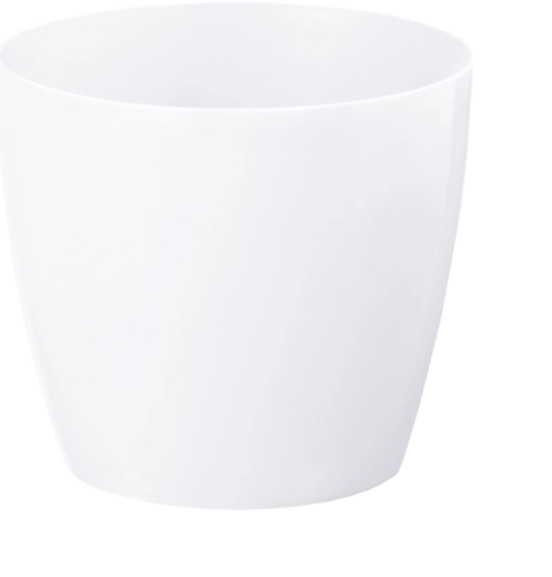 Magnolia white cover pot 210 mm