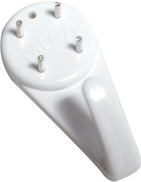 TWENTY Maxi II Wall Hook, white, 3 pcs