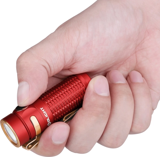 Kišeninis žibintuvėlis OLIGHT Baton 3 Red – riboto leidimo