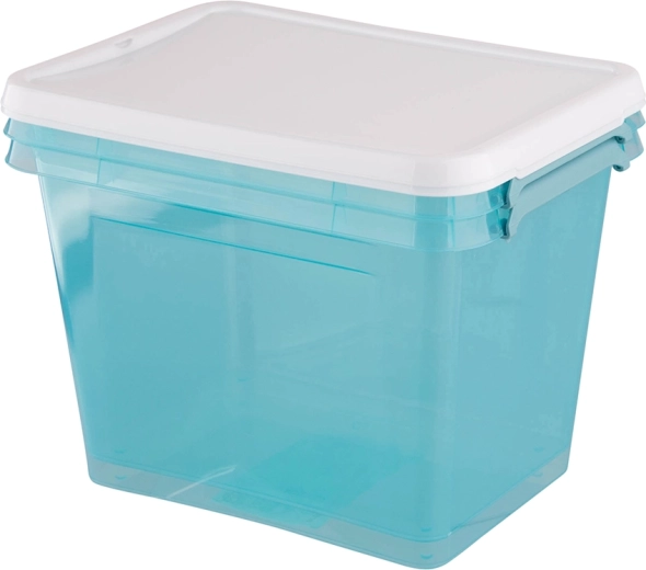 Transparent body for a quick check of the contents