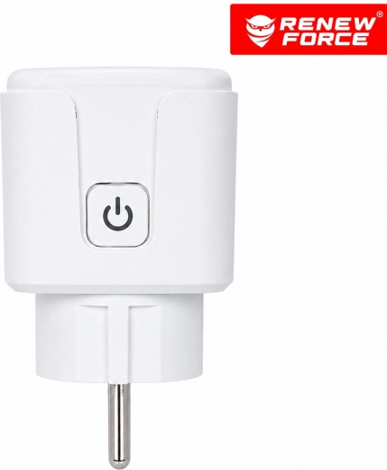 Išmanusis Wi‑Fi lizdas Renew Force 16 A su energijos suvartojimo matavimu