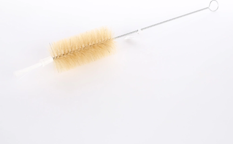 Bottle brush made of natural light bristles 0.5 l