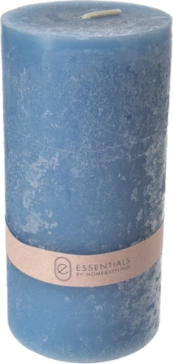 Blue scented candle 320 g, cylinder 14 cm