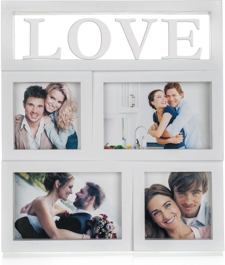 Love Photo Frame for 4 Photos 28 × 31 cm