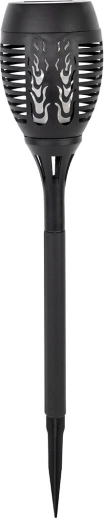 Solar garden lamp 12 LED, black, 50 cm