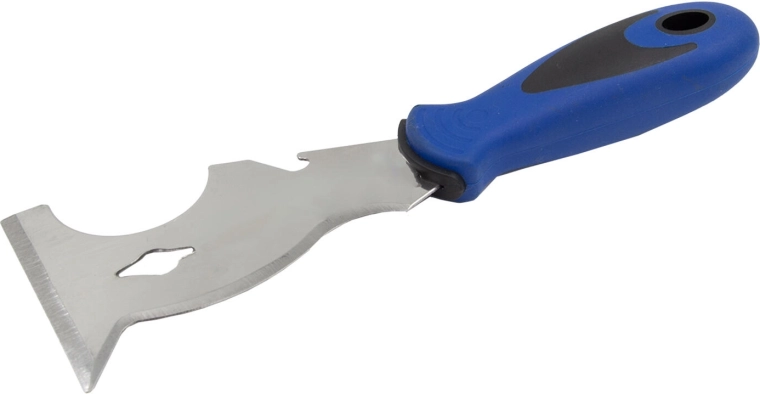Nerūdijančio plieno dažytojo mentelė su ergonomine rankena