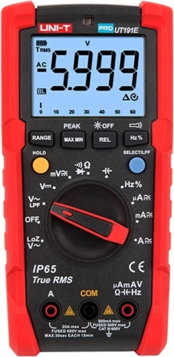 Professional digital multimeter uni-t ut191e true rms ip65