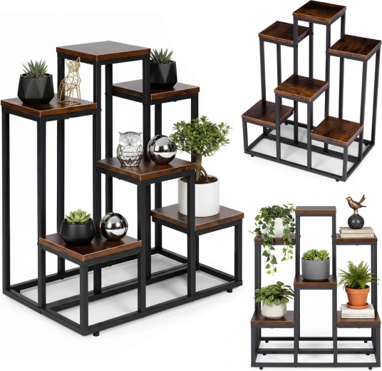 Plant stand with 6 shelves, loft style by ModernHome