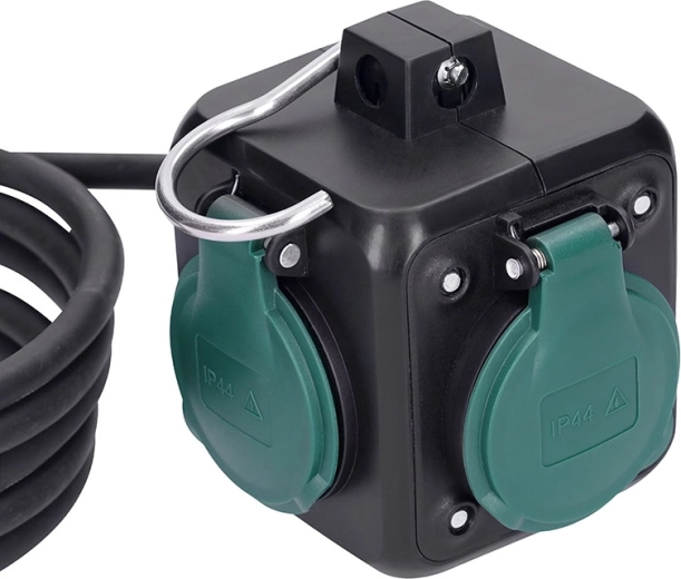 IP44 protection and protective socket covers