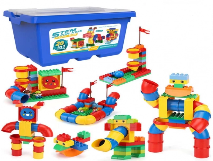 Building set for kids 20-in-1 in a box – 147 pieces
