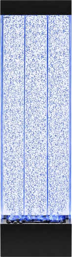 Įspūdingas burbulų efektas aukštame skydelyje