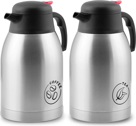 Double capacity – coffee and tea always at hand