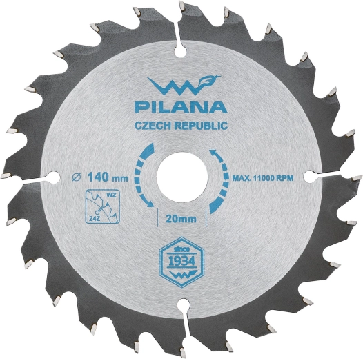 Pjūklo diskas PILANA SK 5255 WZ 140 mm, 24 dantys, 20 mm