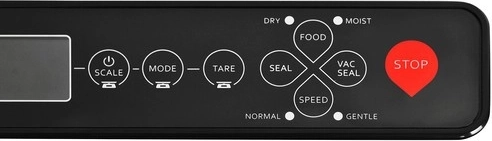 Simple operation and modes for dry and wet foods