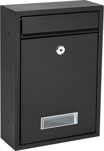 Pašto dėžutė laiškams RENEW FORCE juoda 32 × 21,5 × 8,5 cm – 1 vnt.