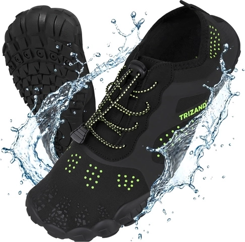Trizand water shoes black, size 43, 5 mm sole