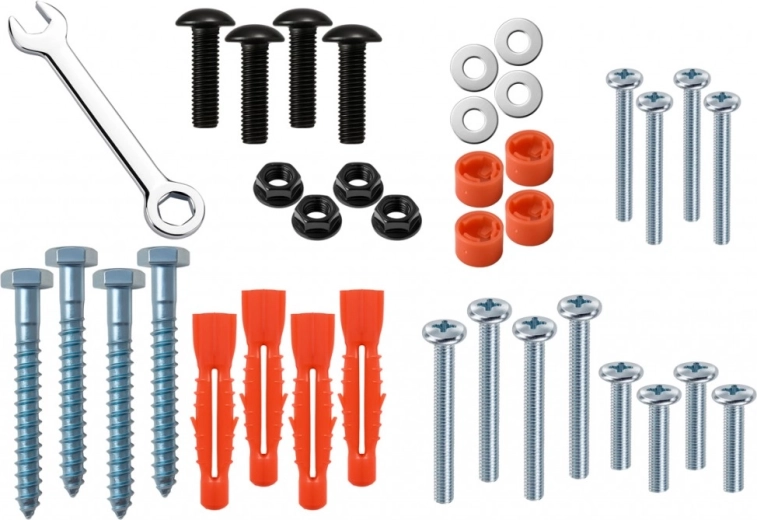 Complete mounting kit included