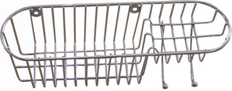 Dušo lentynėlė iš chromuoto metalo 34,6 × 11 × 10 cm