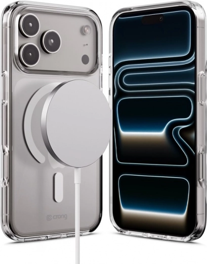 Clear MAG Cover Transparent Case for iPhone 17 Pro with MagSafe
