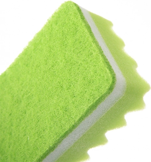 Dual surface for gentle and thorough cleaning
