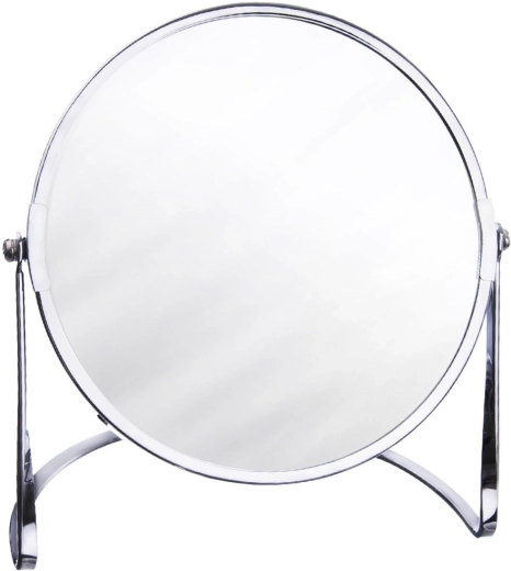 Cosmetic mirror on stand 17 cm