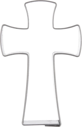 Stainless Steel Cross Cookie Cutter 6.4 cm