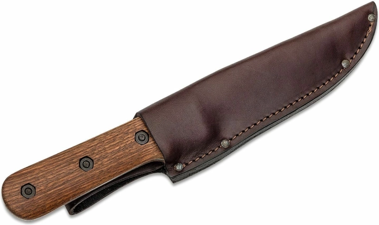 Leather sheath included
