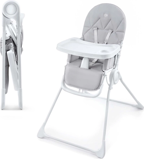 Kinderkraft maitinimo kėdutė Binci Grey