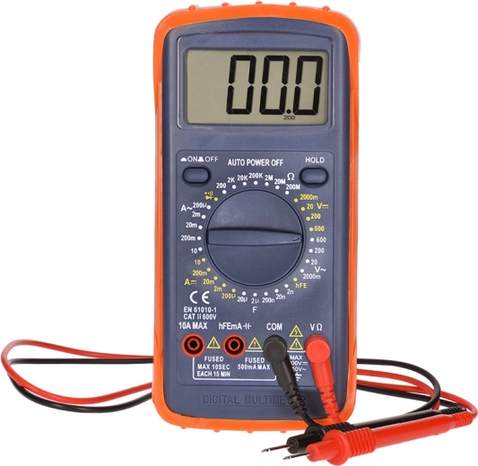 Continuity, diode and hFE testing