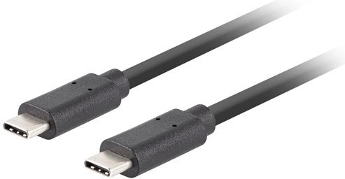 USB-C kabelis 3.1 Gen 2, 1 m, 10 Gb/s, Power Delivery 100 W, juodas