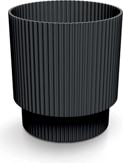 Milly Flowerpot 12.8 cm charcoal
