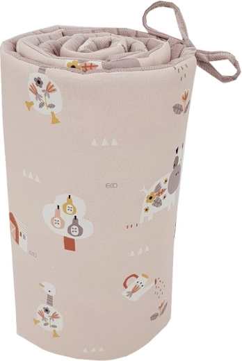 Cotton with a children’s print + soft velvet
