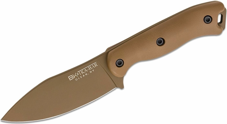 KA-BAR Becker Nessmuk universal knife 11 cm, sand brown, Zytel, polymer sheath