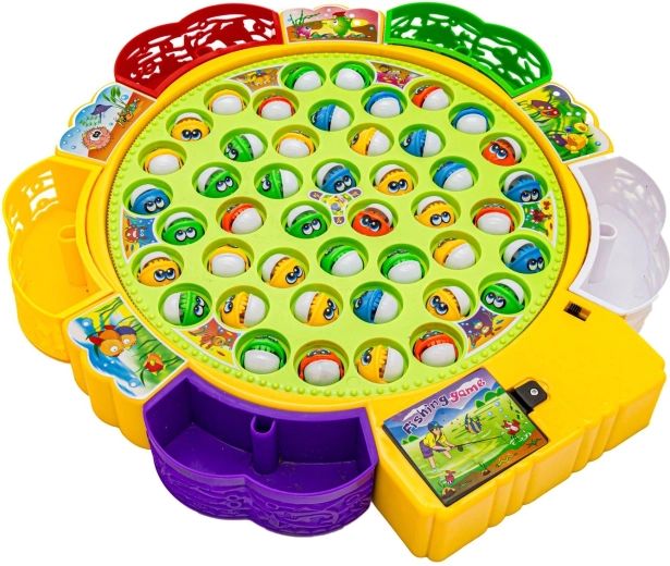 Rotating pond for a thrilling game