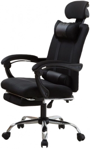 Ergonomiškai suformuotas atlošas ir galvos atlošas