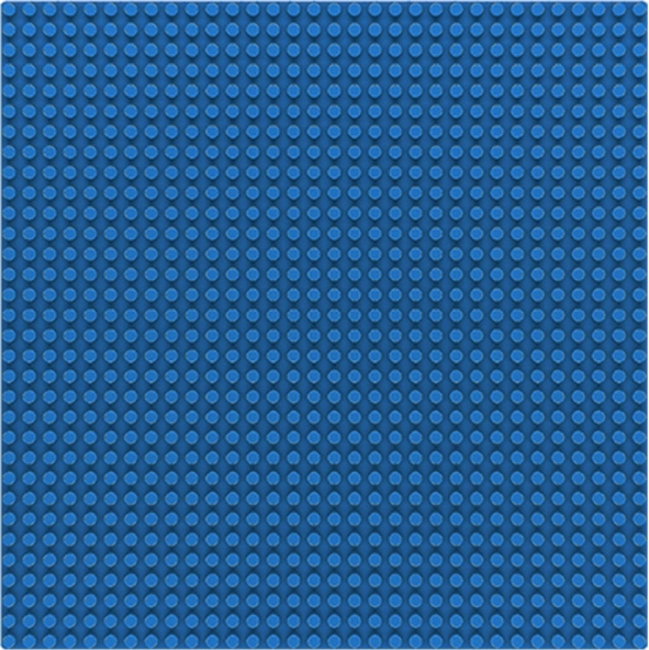 Sluban pagrindo plokštė 32x32 mėlyna