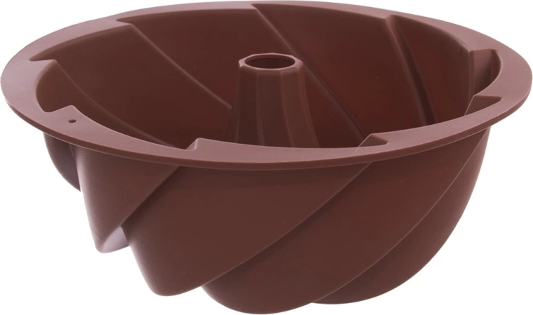Silicone Bundt Cake Pan with Chimney, Flower, 23.5 cm