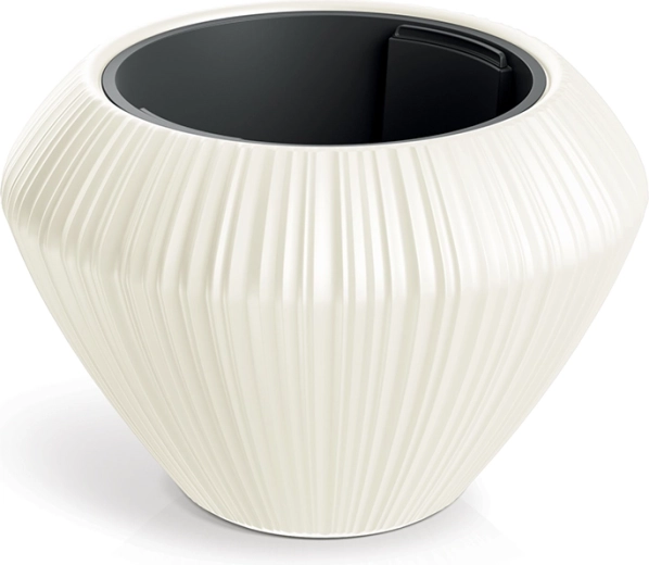 OROHA Flower Pot 47.5 cm, white chocolate shade