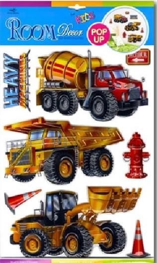 3D Wall Decoration - Trucks