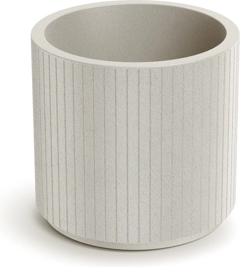 Coro Round Flower Pot 40 cm sand