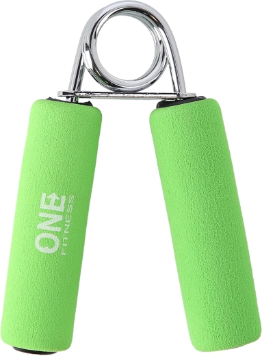 ONE FITNESS Hand Grip Strengthener with Foam Handles