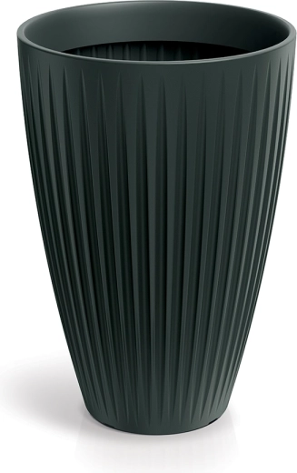 Gėlių vazonas Latia Round High 40 cm antracitas